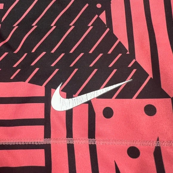 Nike Pro Pink Print Spandex Shorts - Picture 5 of 12